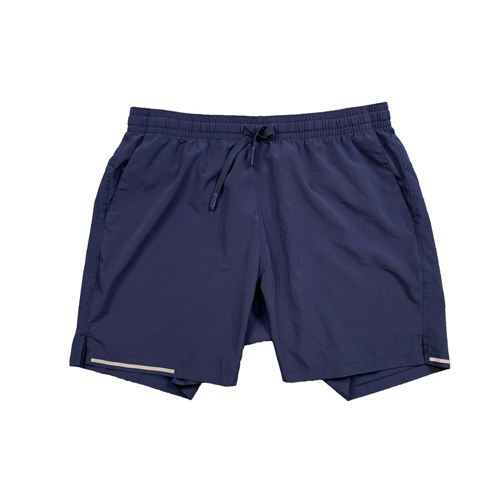 Bearbottom Shorts Mens M Medium Navy Lightweight Elastic Waist Drawstring Active